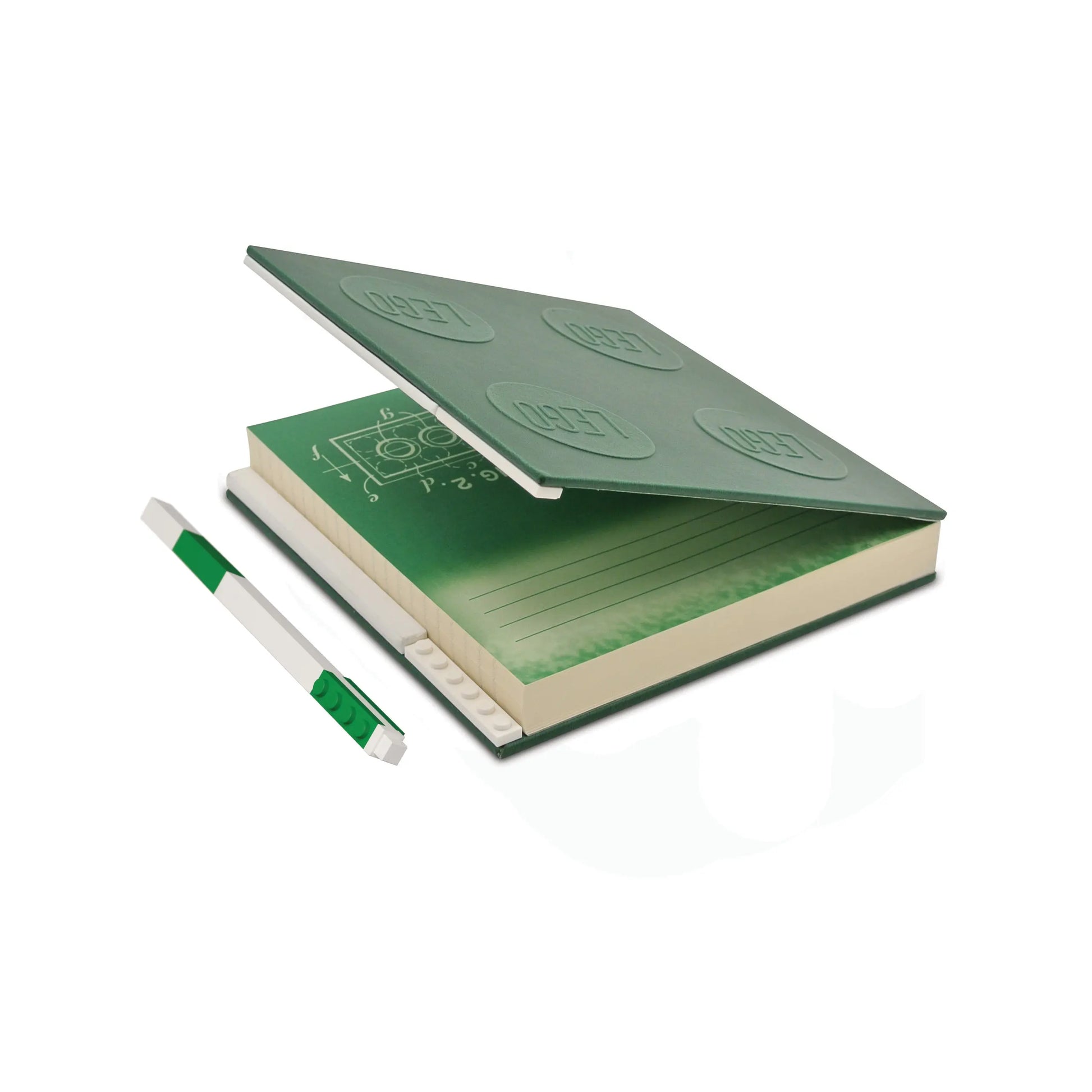 LEGO Stationery Locking Notebook with Gel Pen - Green (52443) IQ Hong Kong, Ltd.
