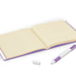 LEGO Stationery Locking Notebook with Gel Pen - Lavender (52445) IQ Hong Kong, Ltd.