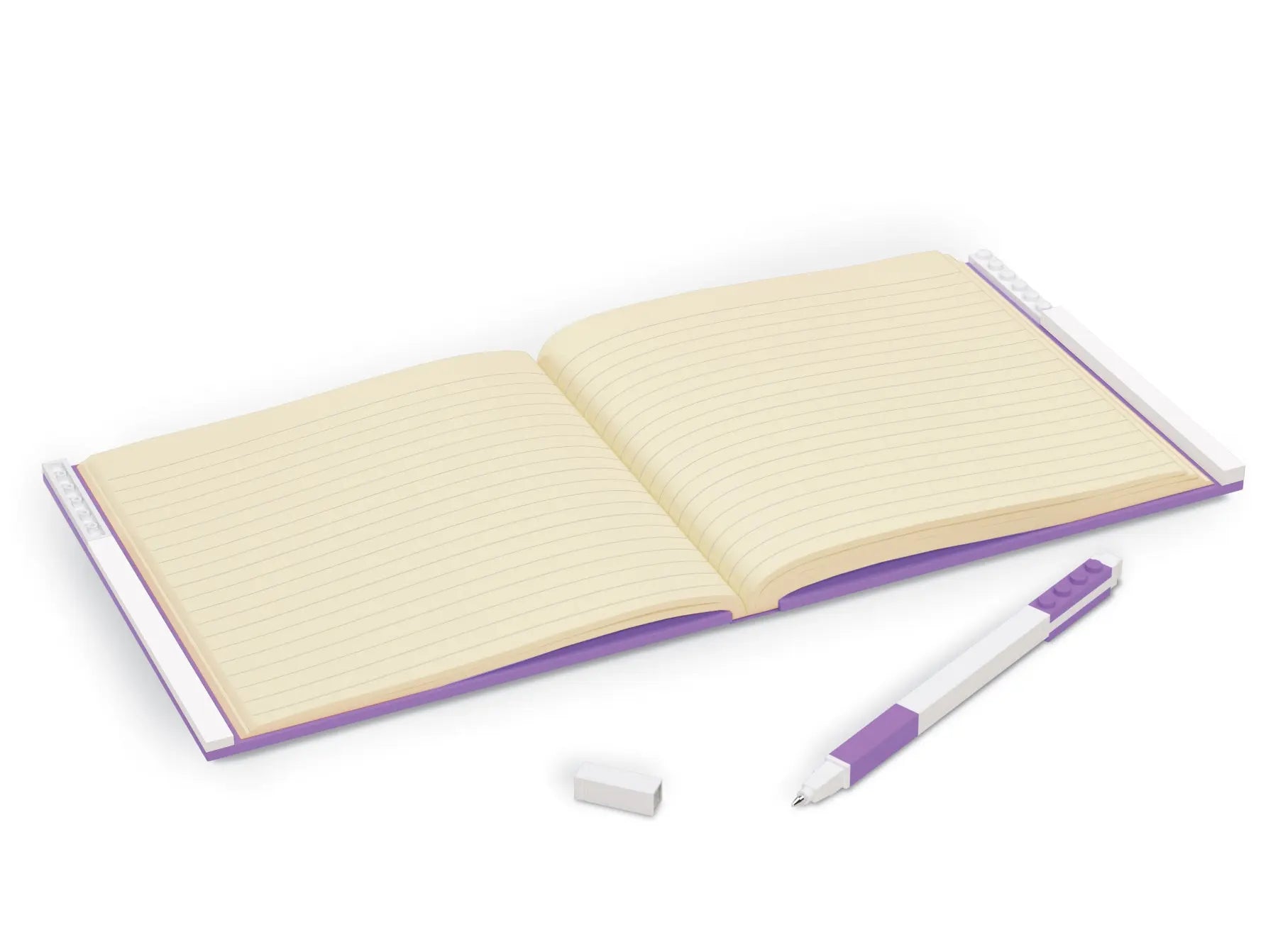 LEGO Stationery Locking Notebook with Gel Pen - Lavender (52445) IQ Hong Kong, Ltd.