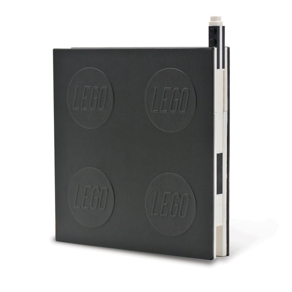 LEGO Stationery Locking Notebook with Gel Pen - Black (53567)