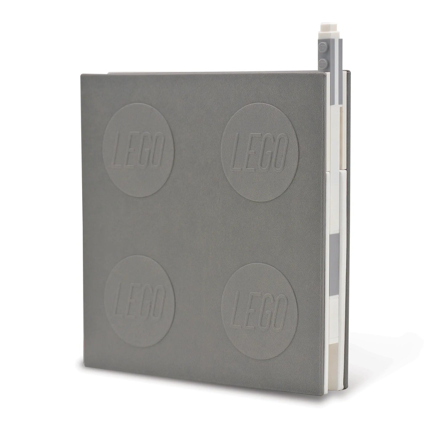 LEGO Stationery Locking Notebook with Gel Pen - Grey (52448) IQ Hong Kong, Ltd.
