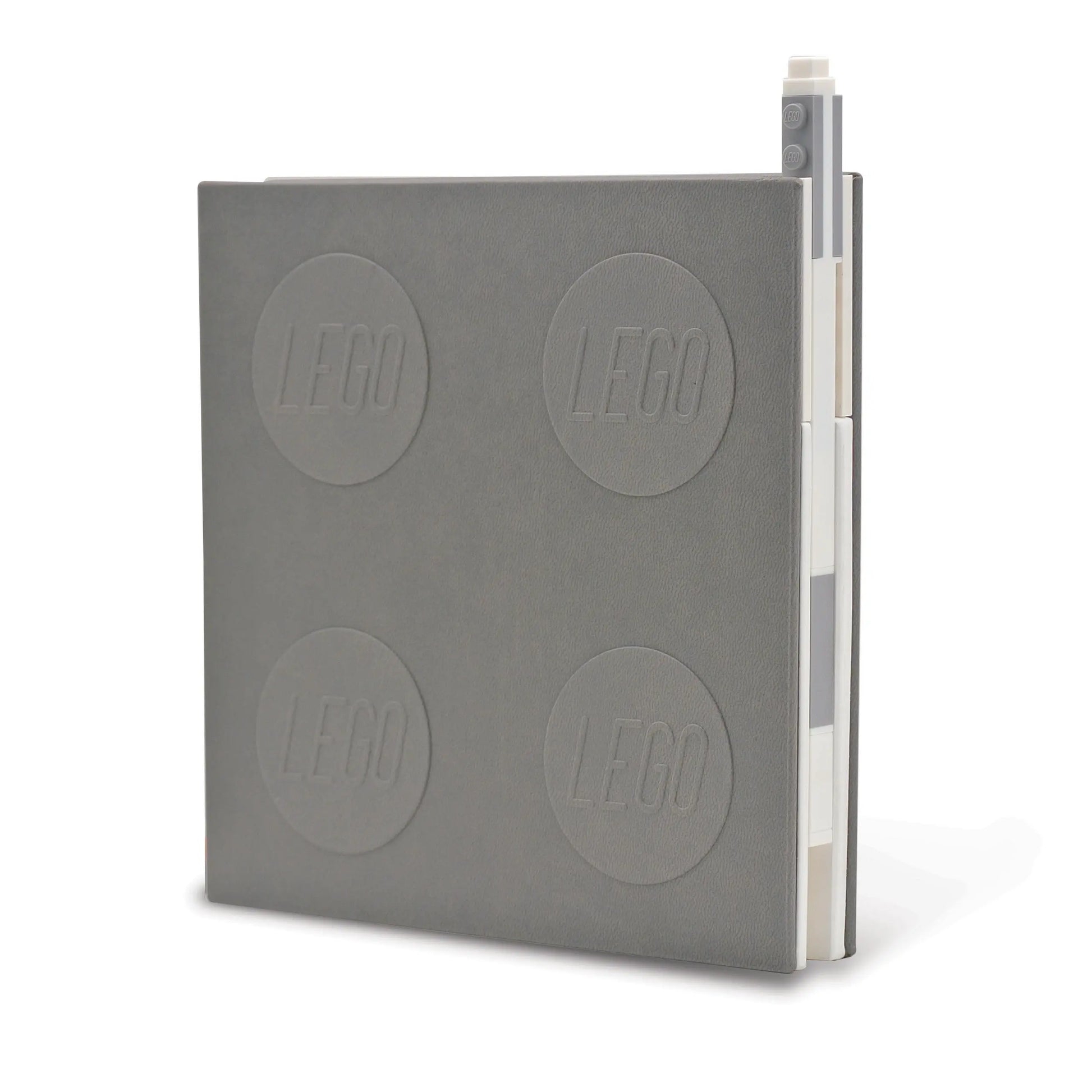 LEGO Stationery Locking Notebook with Gel Pen - Grey (52448) IQ Hong Kong, Ltd.