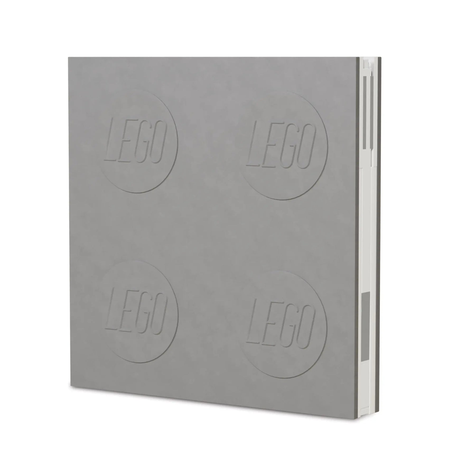 LEGO Stationery Locking Notebook with Gel Pen - Grey (52448) IQ Hong Kong, Ltd.