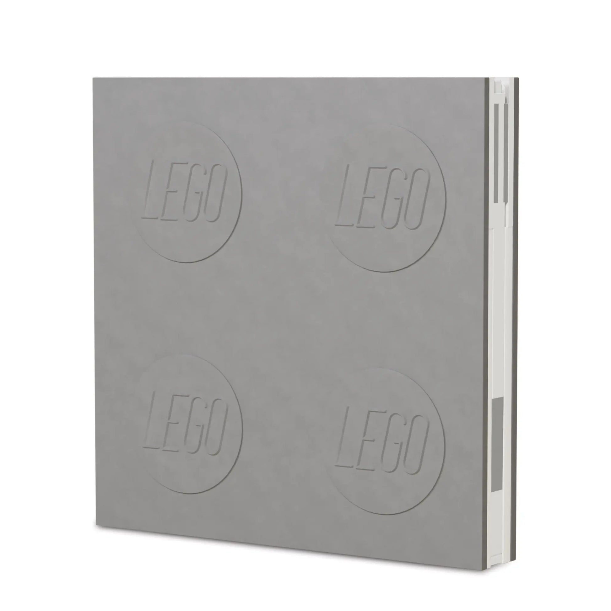 LEGO Stationery Locking Notebook with Gel Pen - Grey (52448) IQ Hong Kong, Ltd.