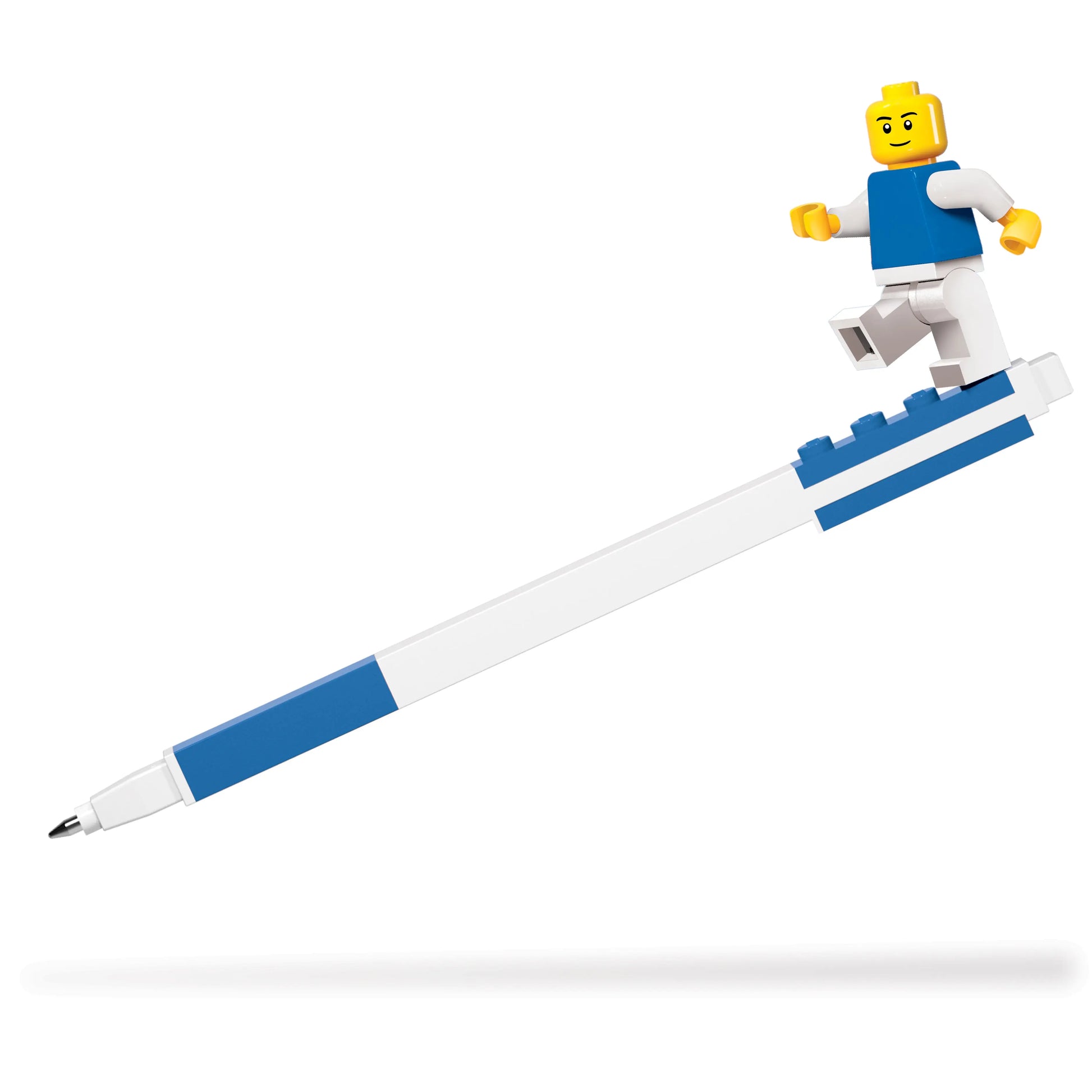 LEGO Stationery Pen Pal Gel Pen with Minifigure Set - Blue (52600) IQ Hong Kong, Ltd.