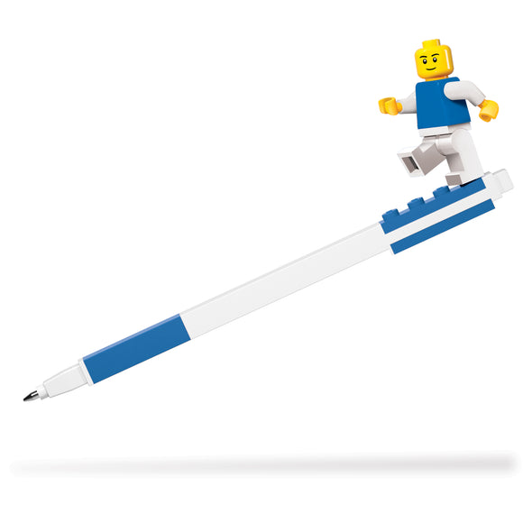 LEGO Stationery 2.0 Gel Pen w/ Minifigure Set - Blue