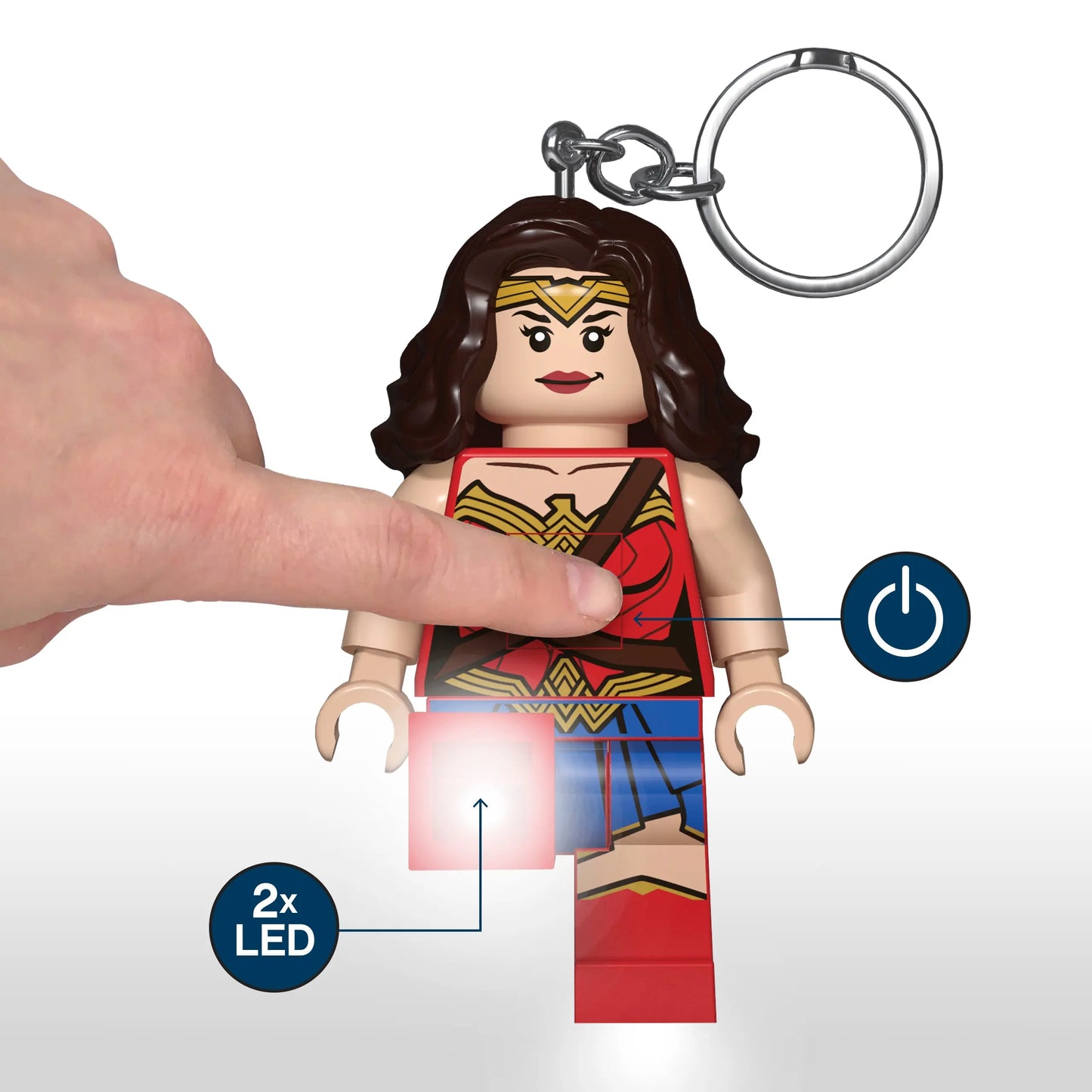 LEGO DC Super Heroes Keychain Light - Wonder Women (KE117H) IQ Hong Kong, Ltd.