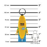LEGO Banana Guy 175% Scale Minifigure LED Keychain Light