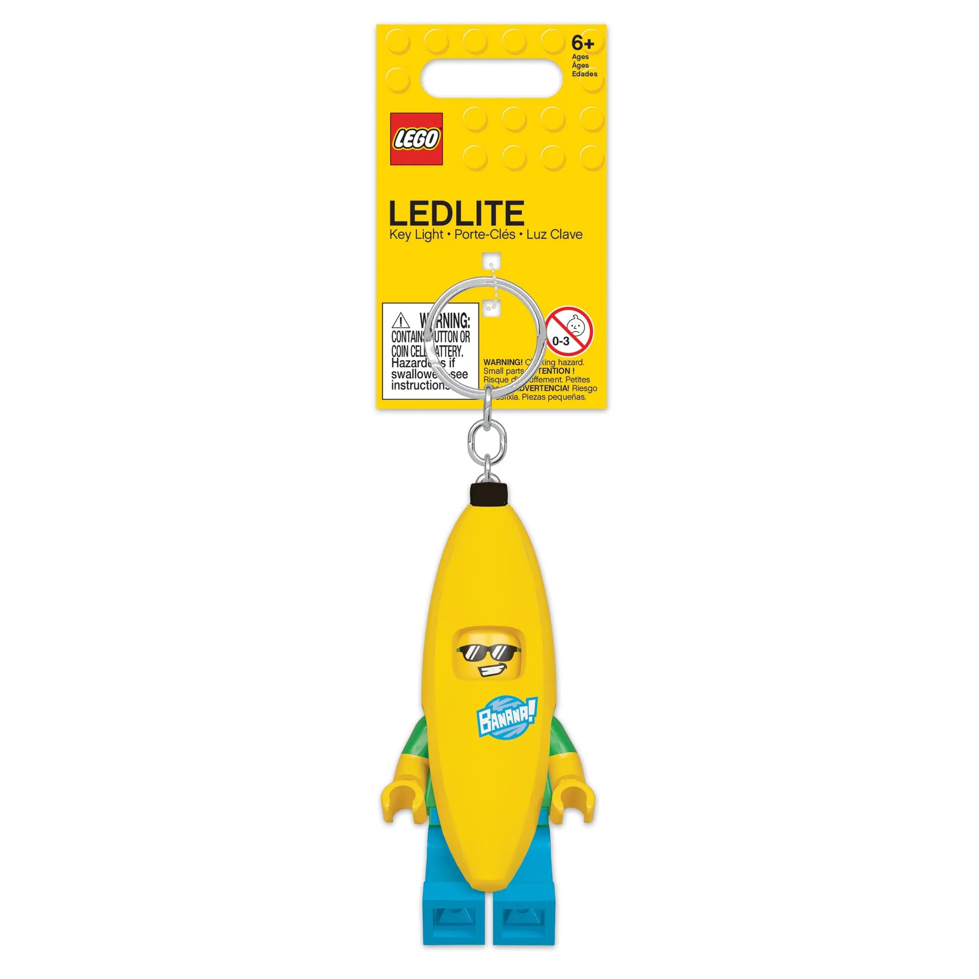 LEGO Minifigures Keychain Light - Banana Guy (KE118H) IQ Hong Kong, Ltd.