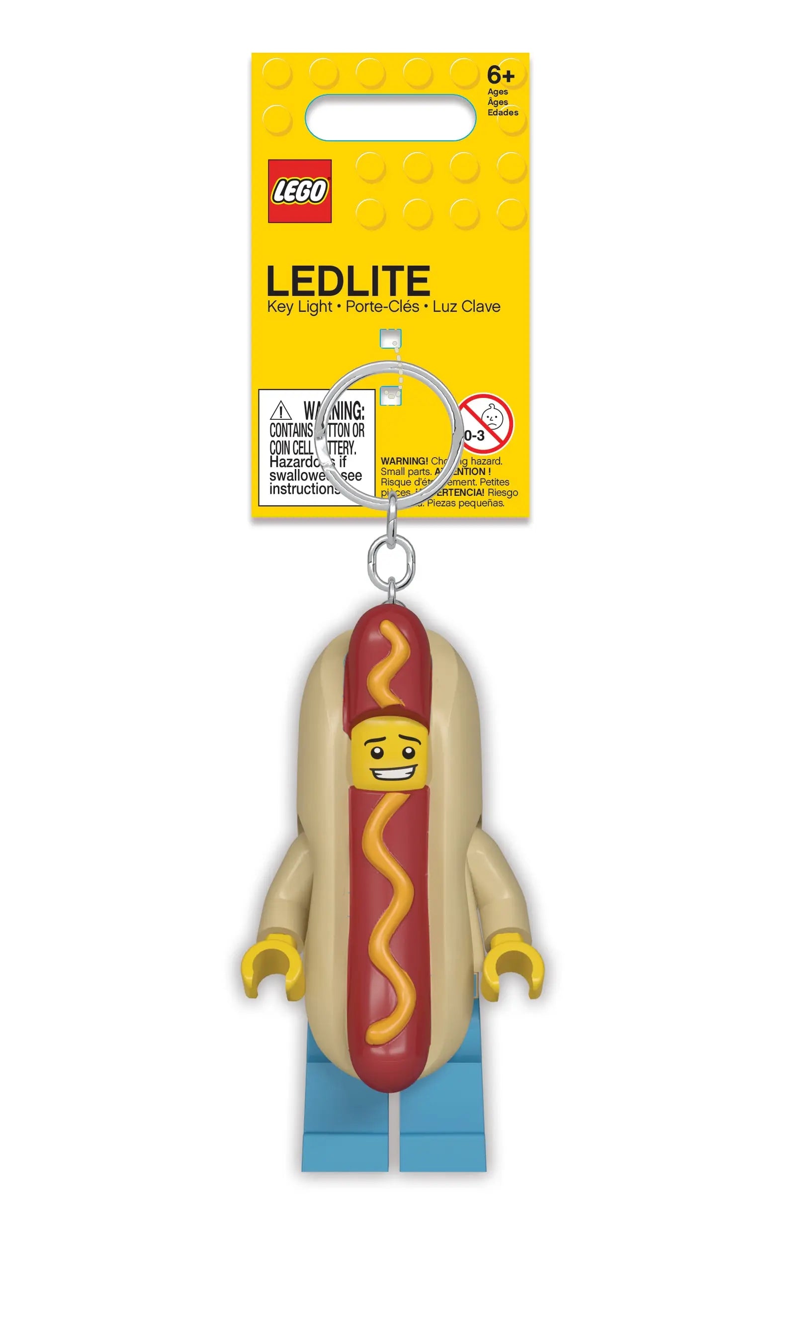 LEGO Minifigures Keychain Light - Hot Dog Man (KE119H) IQ Hong Kong, Ltd.