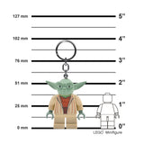 LEGO Star Wars Yoda  175% Scale Minifigure LED Keychain Light