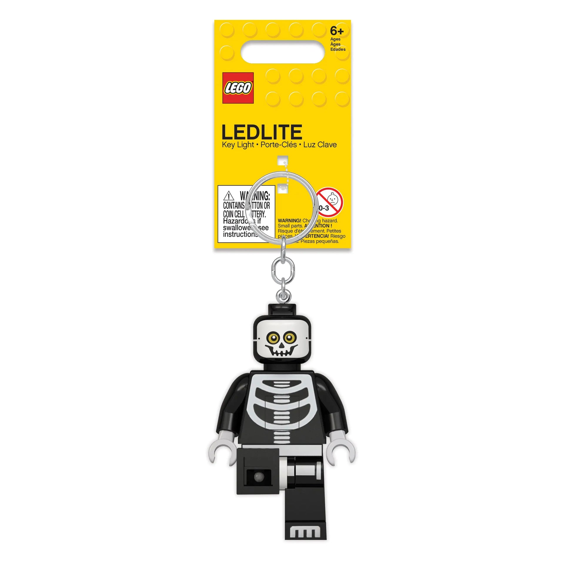 LEGO Minifigures Keychain Light - Skeleton Guy (KE137H) IQ Hong Kong, Ltd.