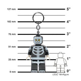 LEGO Classic Skeleton 175% Scale Minifigure LED Keychain Light