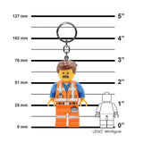 LEGO Movie 2 Emmet 175% Scale Minifigure LED Keychain Light