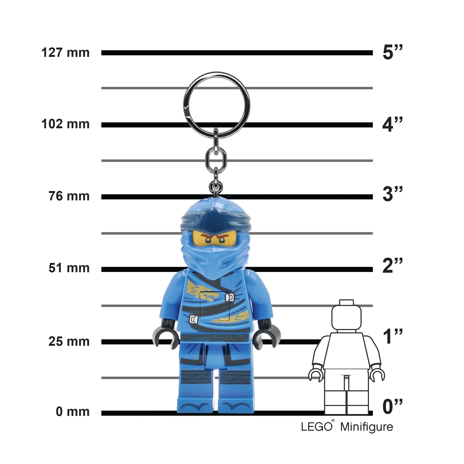 LEGO NINJAGO Legacy Keychain Light - Jay (KE148H) | Santoki