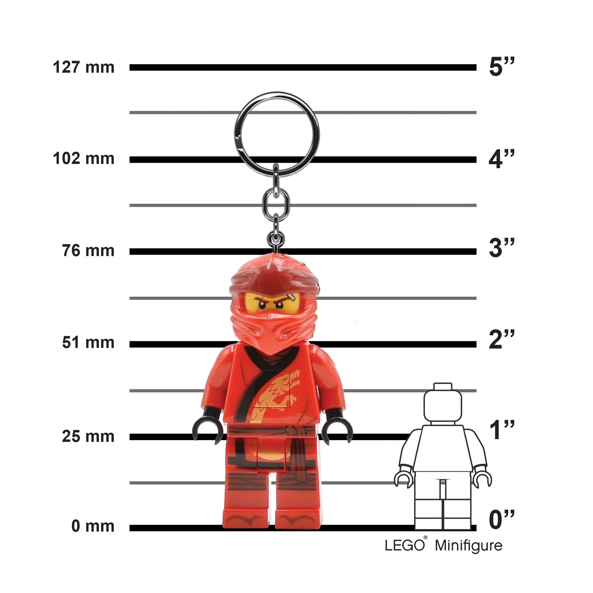 LEGO NINJAGO Legacy Keychain Light - Kai (KE149H) IQ Hong Kong, Ltd.