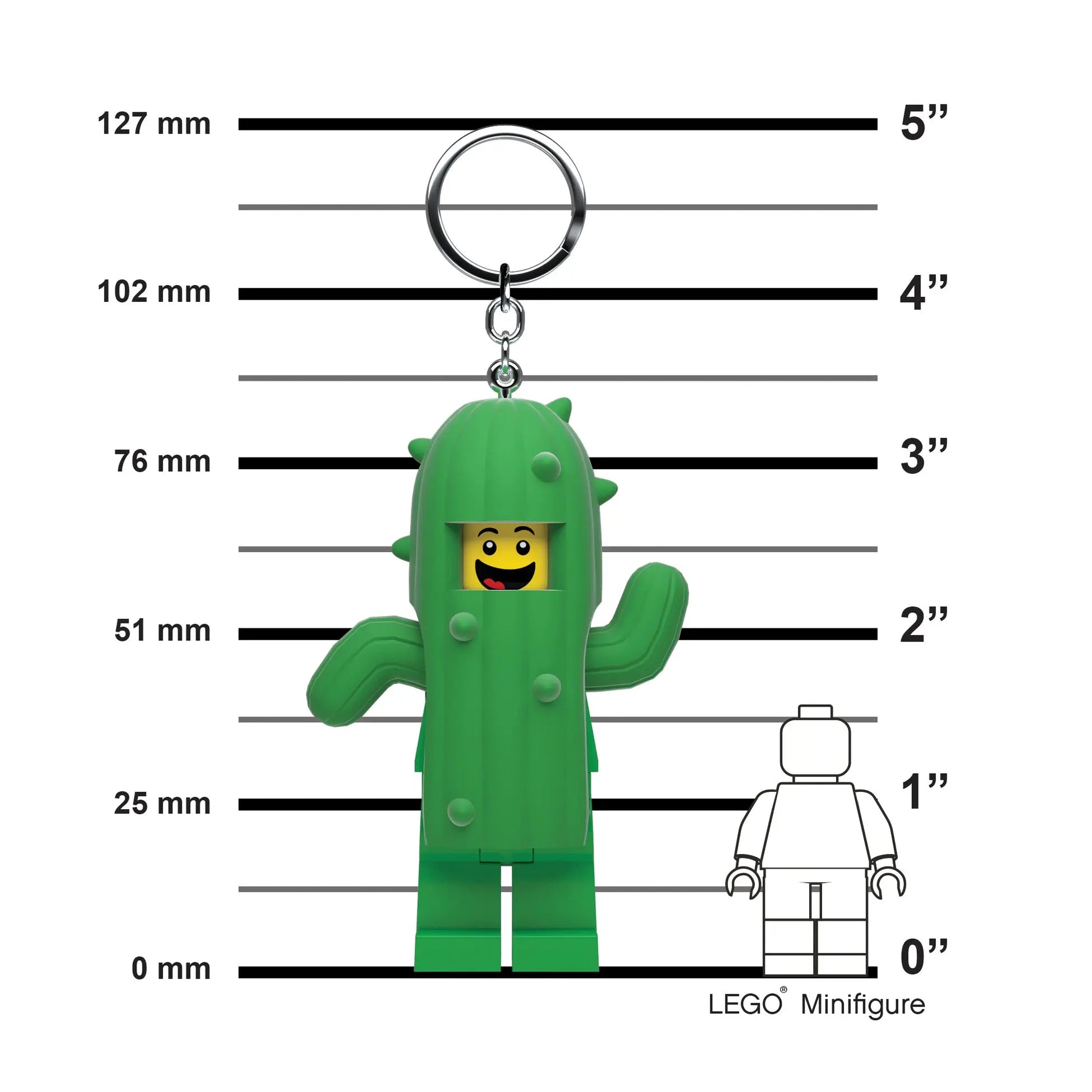 LEGO Minifigures Keychain Light - Cactus Boy (KE157H) IQ Hong Kong, Ltd.