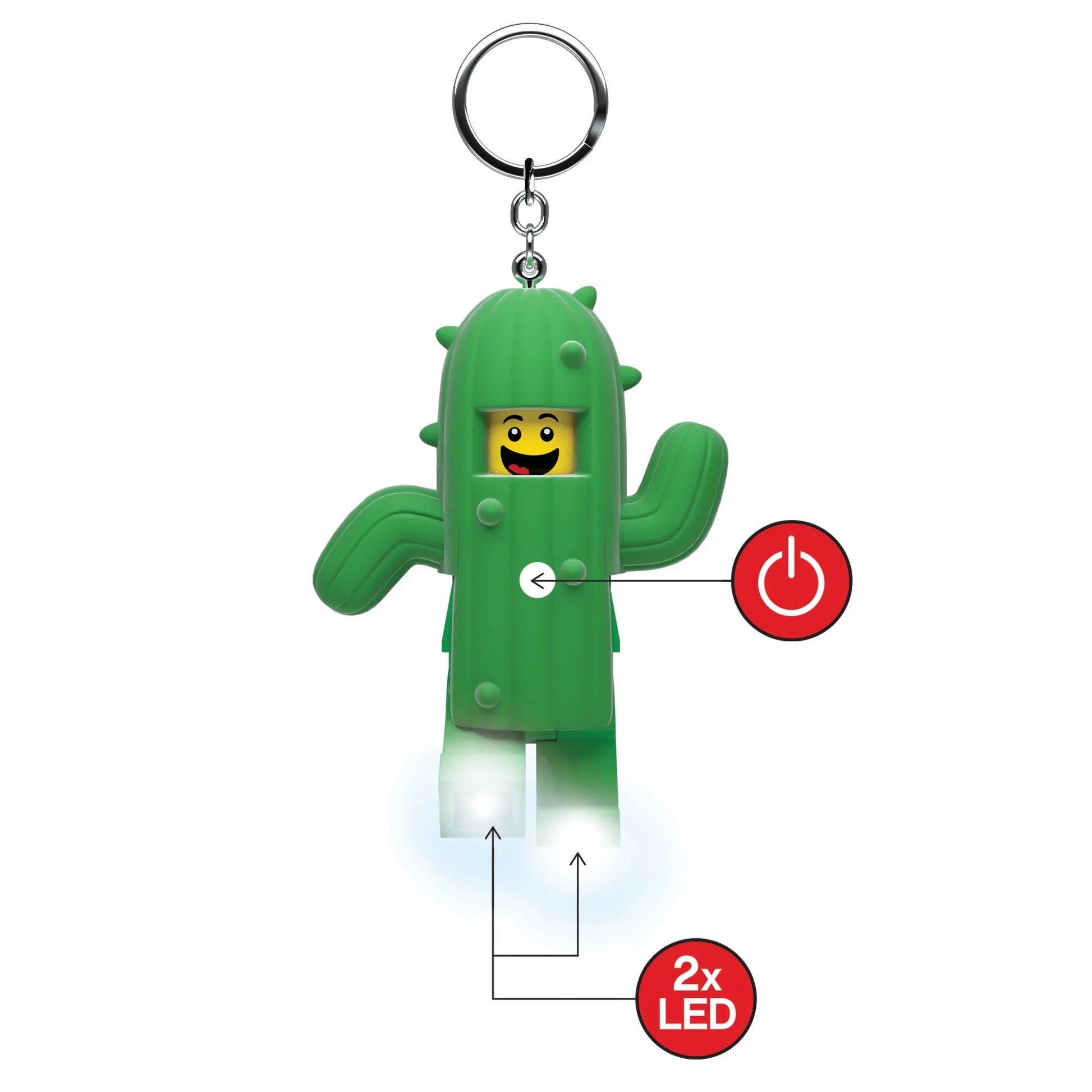 LEGO Minifigures Keychain Light - Cactus Boy (KE157H) IQ Hong Kong, Ltd.