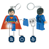 LEGO DC Super Heroes Superman 175% Scale Minifigure LED Keychain Light