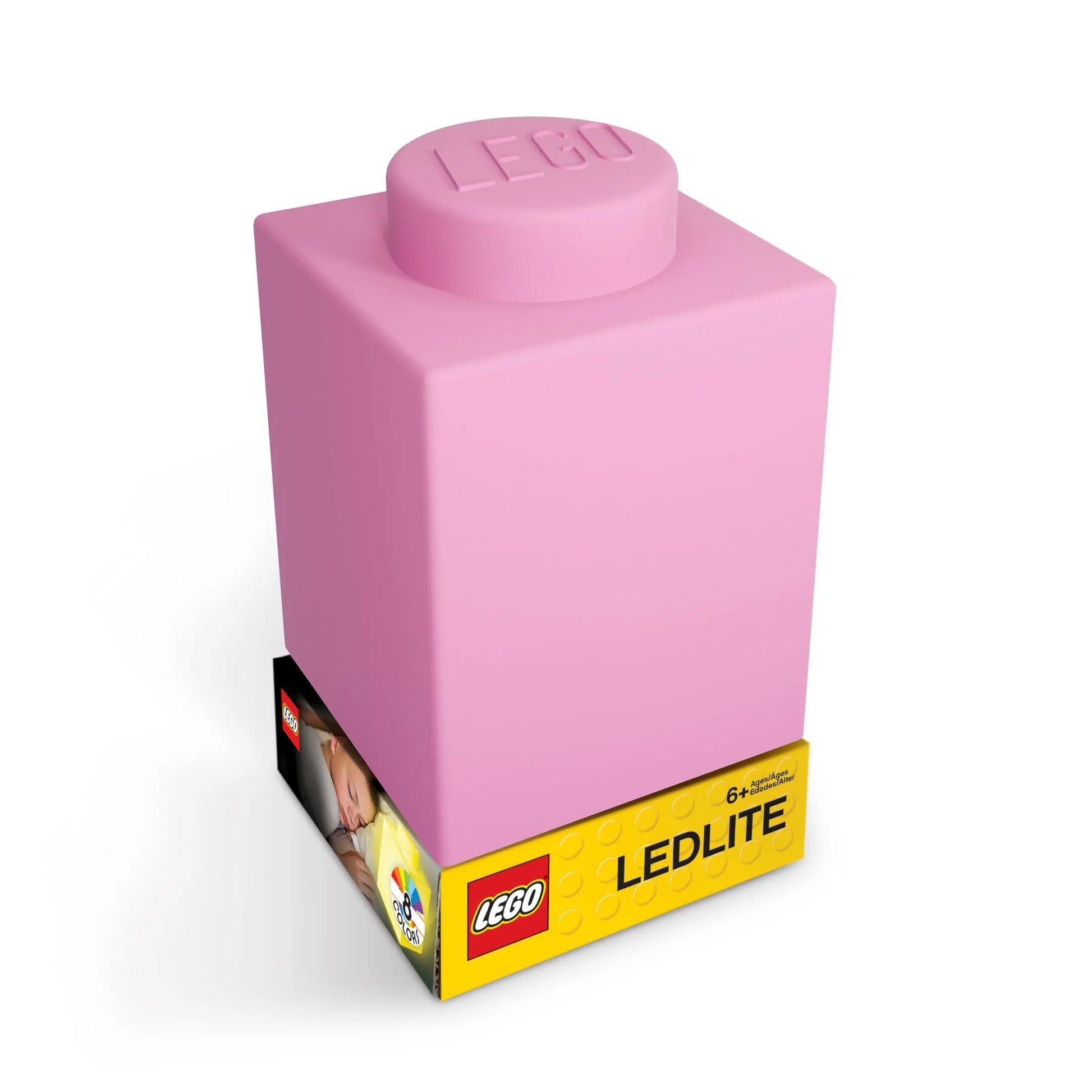 LEGO Classic 1x1 Silicone Brick Night Light - Pink IQ Hong Kong, Ltd.