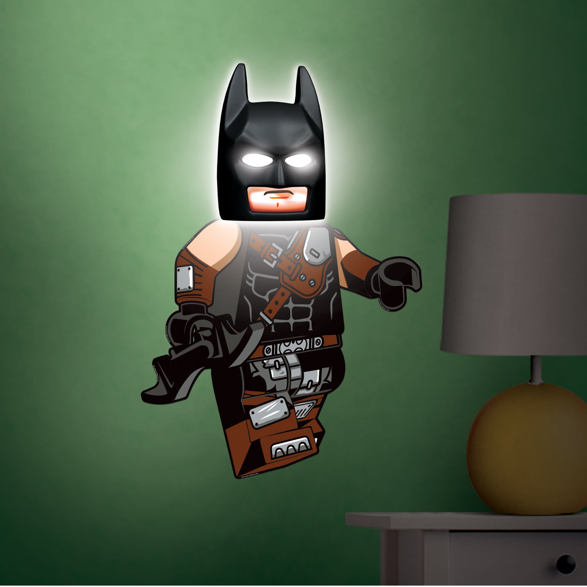 LEGO Batman Movie Batman Mask LED Night light wall Decals – Santoki