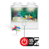 LEGO Classic 1x2 Lighted Display Night Light  with Fish Recruitment Set