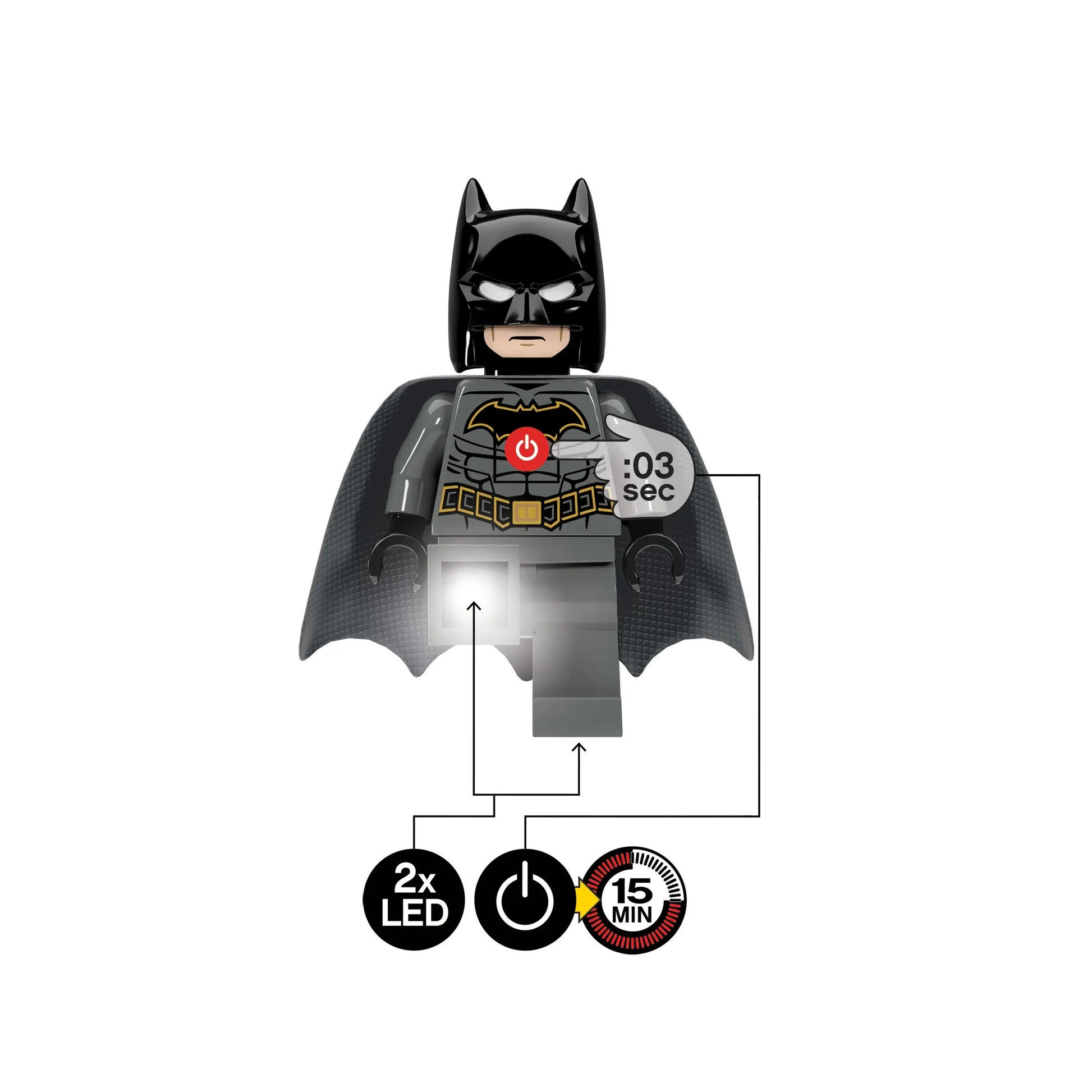 LEGO DC Batman Torch - Batman (TO36) IQ Hong Kong, Ltd.