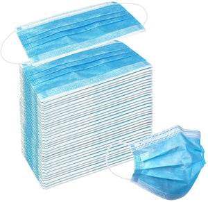 Adult Face Cover - 50 Count - Bulk Packed - Blue
